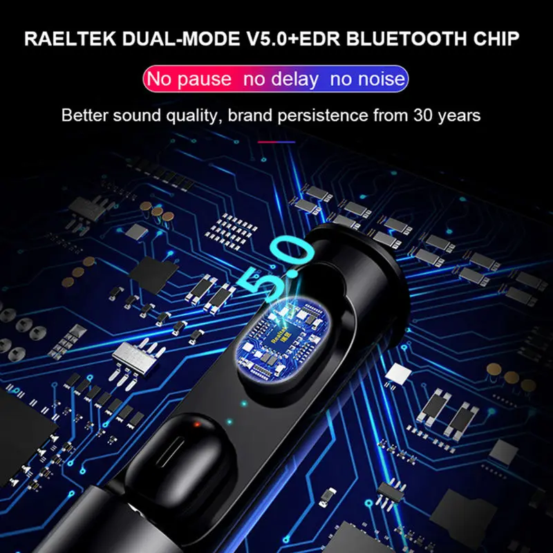 T1 Tws V4.2 Bluetooth наушники беспроводные наушники стерео наушники с микрофоном портативные Hifi глубокий бас звук беспроводная гарнитура