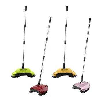 

Stainless Steel Sweeping Machine Push Type Magic Broom Dustpan Handle Household Vacuum Cleaner Hand Push Sweeper Floor Robotic