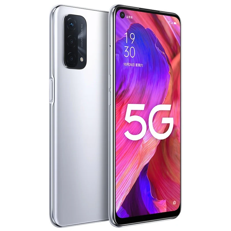 Oryginalny telefon komórkowy OPPO A93 5G 6.5 Cal 90Hz ekran 8GB + 128GB Snapdragon 480 Octa Core Android 11 5000mAh bateria Smartphone 4 Oryginalny telefon komórkowy OPPO A93 5G 6.5 Cal 90Hz ekran 8GB + 128GB Snapdragon 480 Octa Core Android 11 5000mAh bateria Smartphone 4