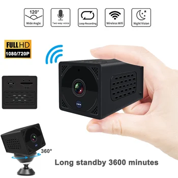 

HD 1080P Mini Camera WiFi Wireless Control IR Night Vision Camcorder For Baby And Older Security Monitor Surveillance Cam