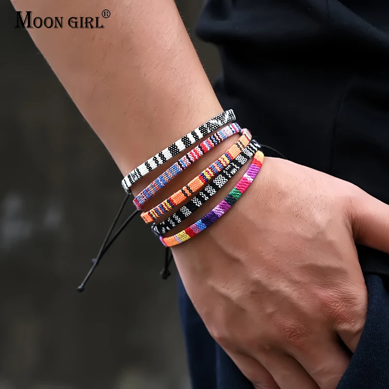 Bracelet Charms Men's Women's Fashion Adjustable Durable Trendy Boho Handmade Bohemian Couple Bracelets Unisex Jewelry bracelet jewelry