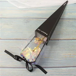 Enchanted Galaxy Rose with 24K Gold Foil in Elegant Gift Box (Colorful black box)