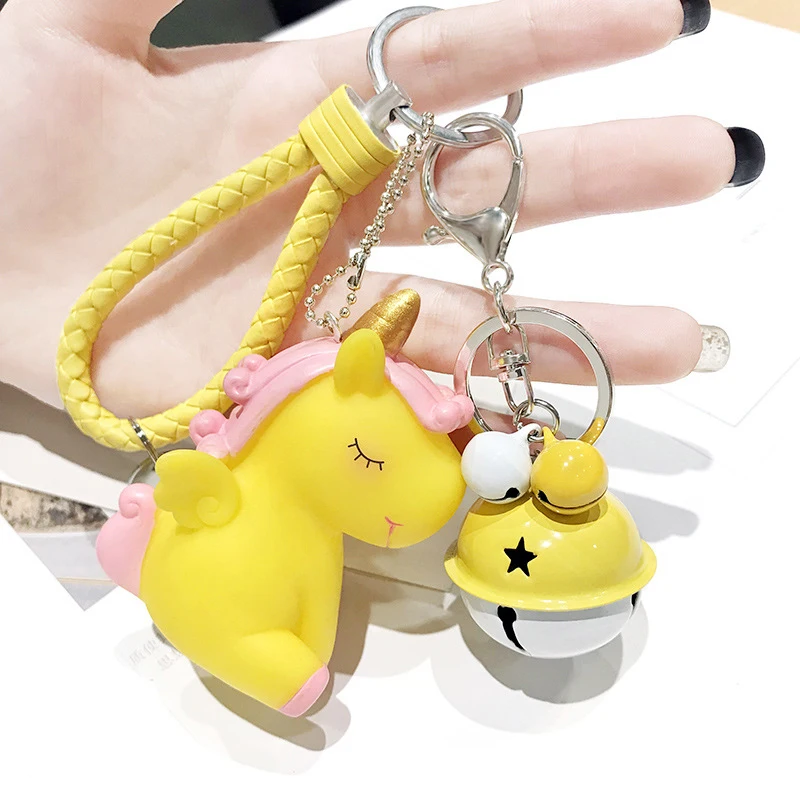 Единорог Kawaii брелок плюшевый брелок плюшевые мягкие игрушки Kpop аксессуары Брелок Плюшевый Ститч Eenhoorn Unicórnio игрушка единорог - Цвет: H