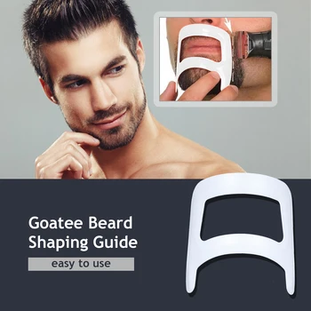 

Beard Shaping Tool Trimming Shaper Template Guide for Shaving Grooming Goatee Guide Template Stencil Shaving Shaper Styling Tool