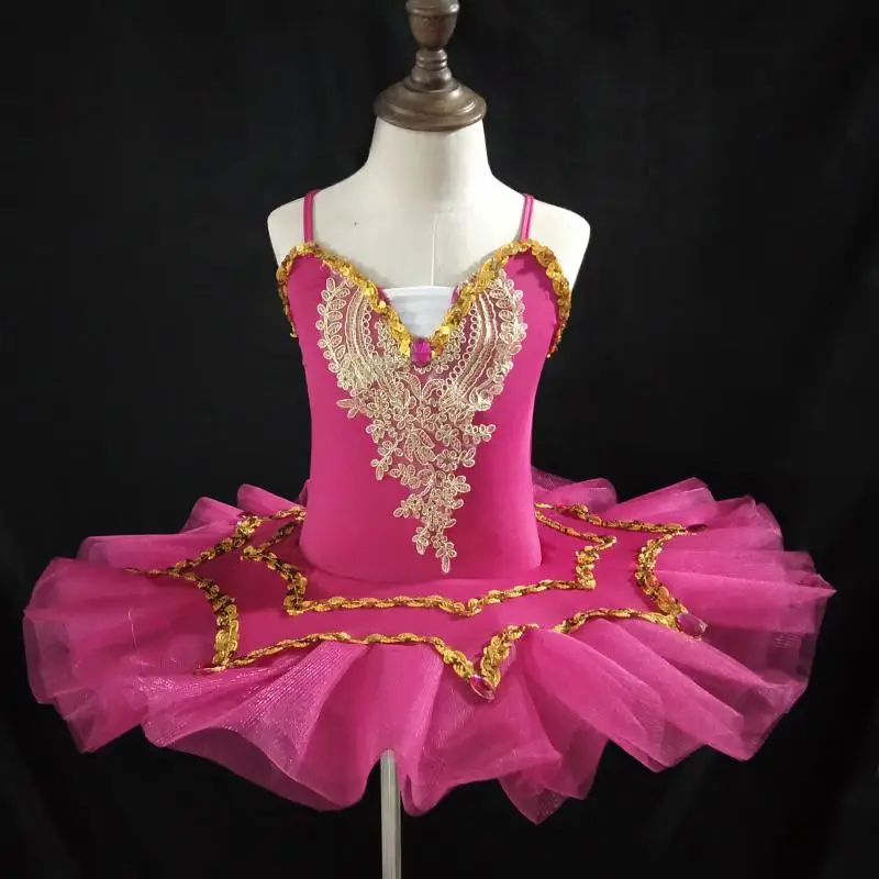 Girls Ballet Dress Tutu Kids Dance Clothing Costumes Leotards