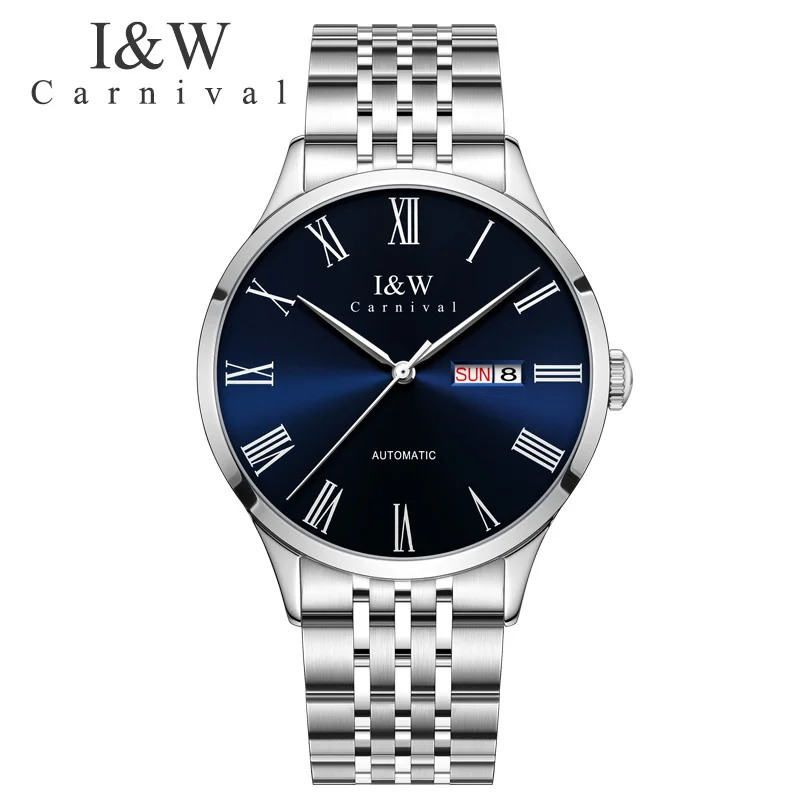 2020 новейшие Montre homme CARNIVAL брендовые высококачественные MIYOTA автоматические часы