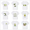 Kids Summer New Korean Cute Avocado Vegan Boys Girls Tshirt Cute Pattern Print Toddler Short Sleeve Kawaii Harajuku Tees Tops ► Photo 1/6