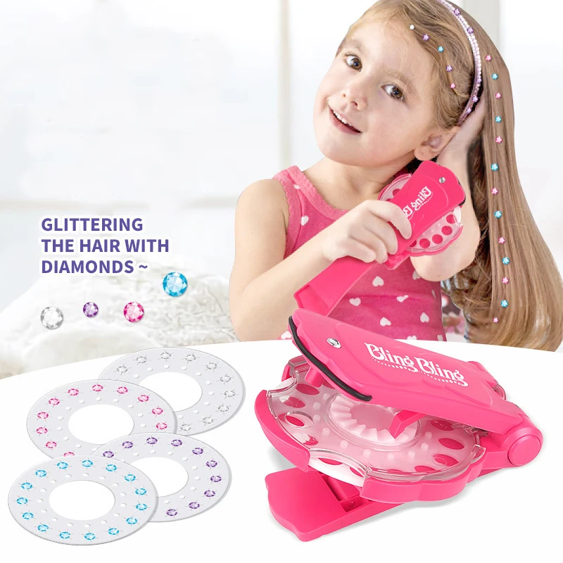 180 Gems Blingers Deluxe Set Toy DIY Crystal Diamond Mobile Sticker Bling Hair Deco Tool Toys Gifts