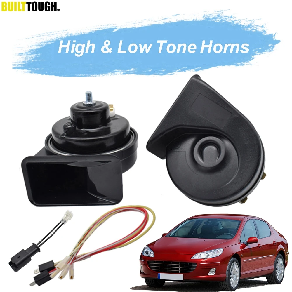 Улитка гудок для Peugeot 407 2003 2004 2005 2006 2007 2008 2009 12 в 2010 дБ громкий автомобильный