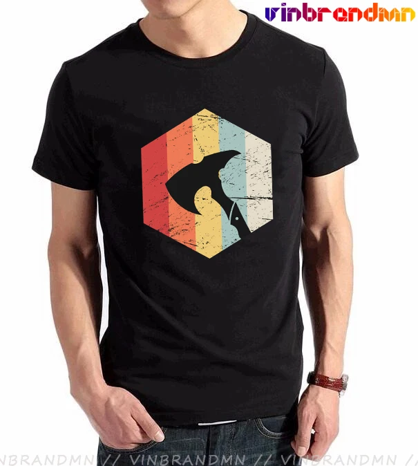 T-Shirt Stampata Da Uomo Retro Viking Axe Icon Viking Funny Design Graphic Soft 100% Cotton T Shirt Vegvisir O-Neck T-Shirt Stampate