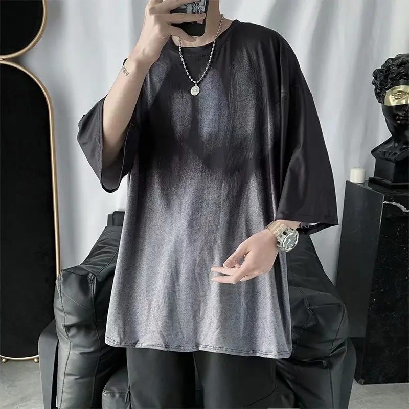 Футболка мужская с мультяшным принтом Новинка лета 2020 футболка в стиле хип-хоп