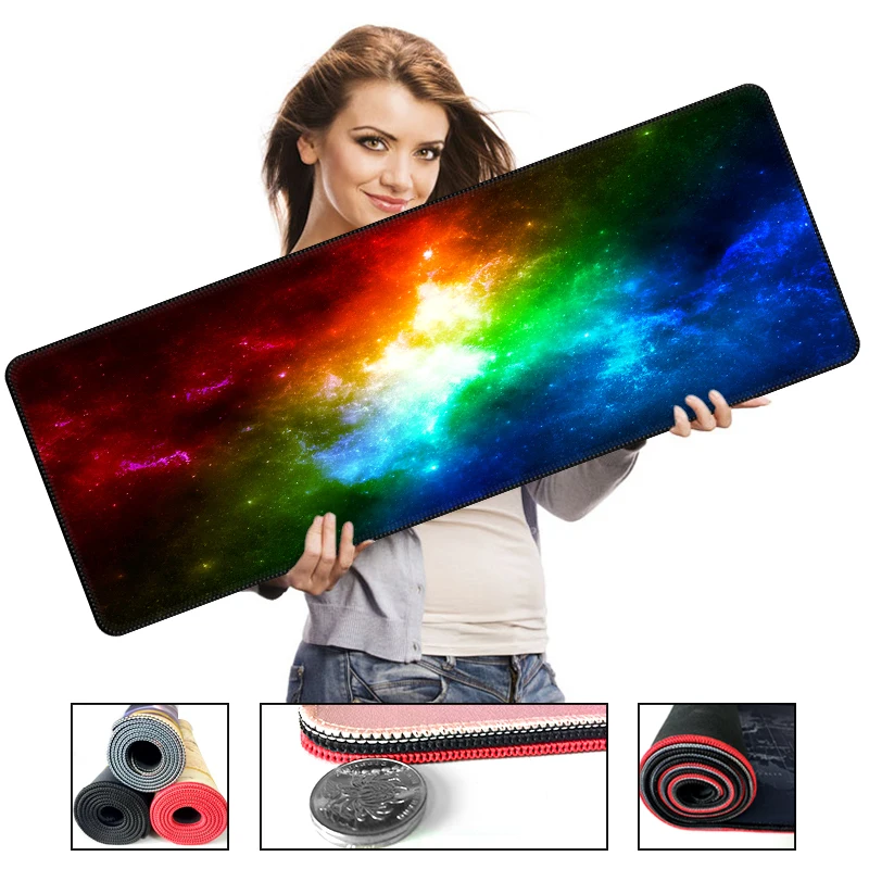 70*30*2 см звездное небо высокоскоростной большой коврик для мыши игровой Коврик