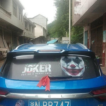 

Funny Creative Anime Car Stickers for Car Rear Window Cute Decals Removeable customization (135cm*58cm)