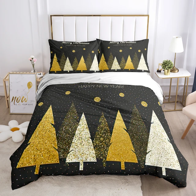 Dream NS Golden Tree Christmas Bedding 