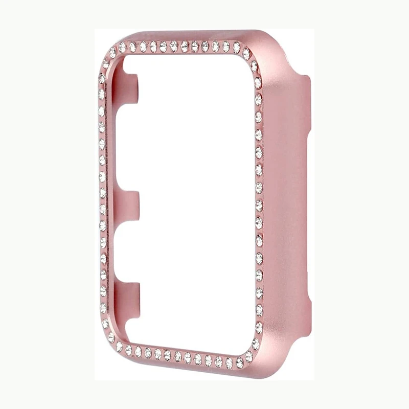 

for Apple Watch Face Case with Bling Crystal Diamonds Plate IWatch Case Cover Protective Frame