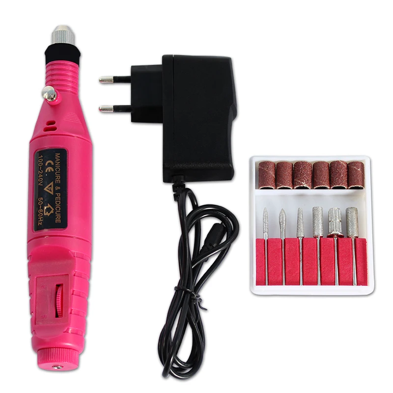 Conjunto para Unhas com Lixadeira Elétrica para Manicures Cores de Esmalte em Gel Máquina de Lixar Decoração da Unha Escolha 18 - 12 36 Conjunto para unhas com lixadeira elétrica para