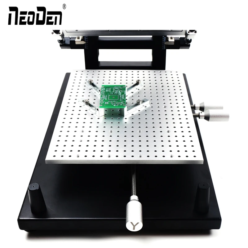 Neoden Высокая точность 260*360 мм PCB станок производства печатных плат ручной, шелкография печатная машина