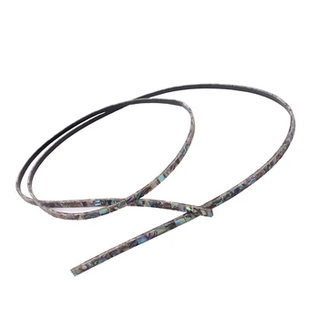 

Abalone Shell Binding Purfling Strips Edge Trim Inlay Body Project for Guitar Bass Ukulele Accessories