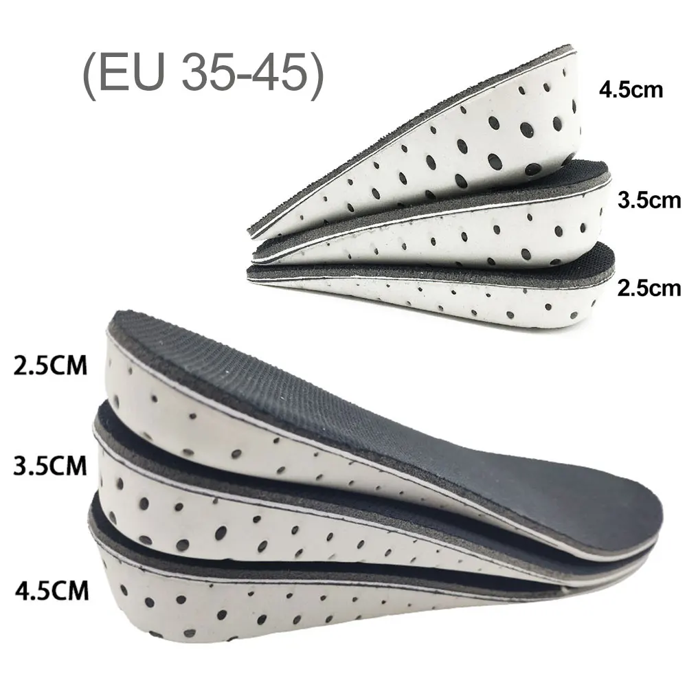 Low Price Insole Shoe-Pads Lifting-Inserts Heel Memory-Foam Height-Increase Hard Breathable  QLXBdAO01