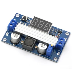 Module élévateur de tension, convertisseur d'alimentation régulée + voltmètre, cc DC DC 3 ~ 35V à 3.5 ~ 35V, LTC1871 