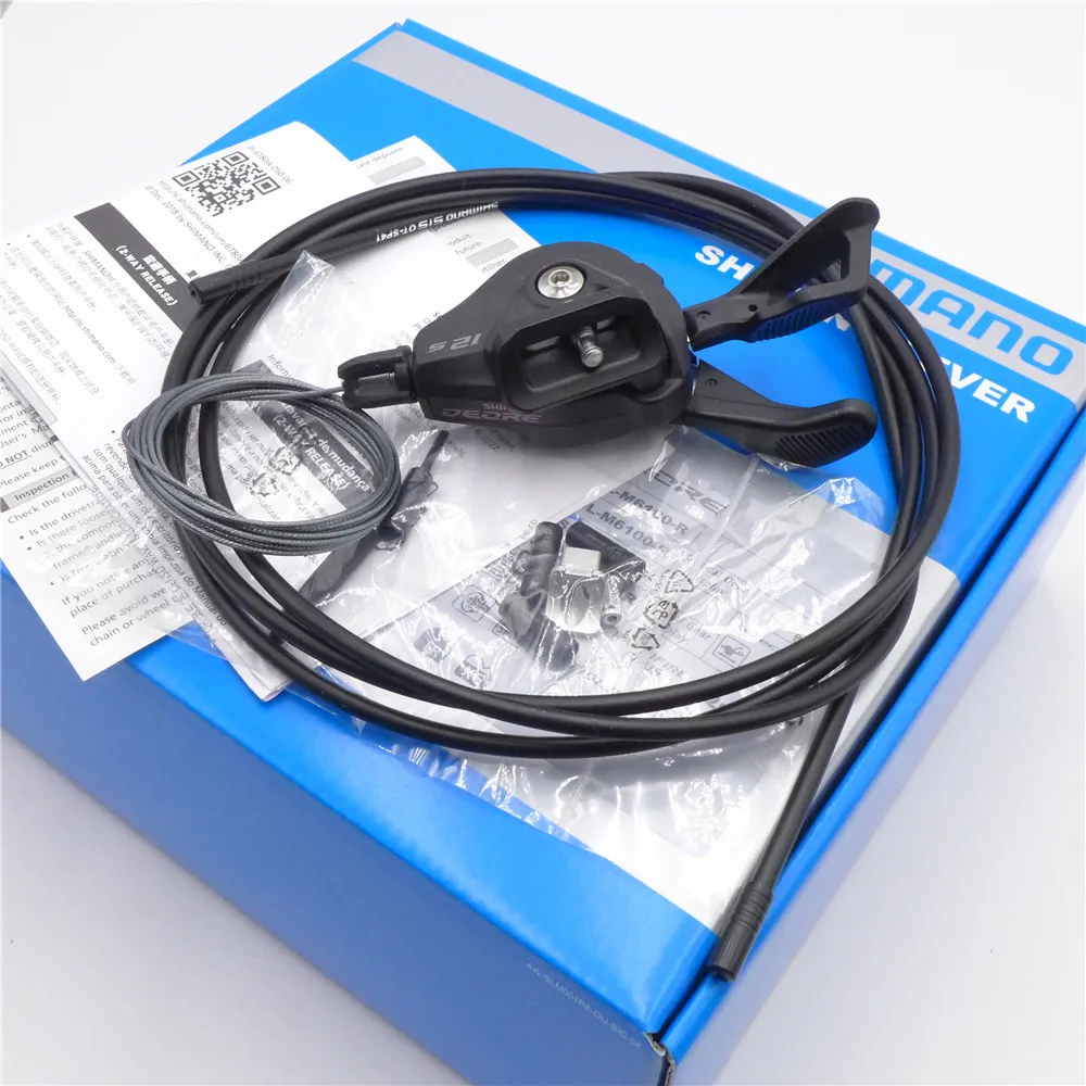 Shimano Alfine SL-S7000 - Levier De Vitesse Rapidfire Plus 8 Vitesses - Pour Vélos à Moyeu Alfine - Longueur Câble 210 Cm
