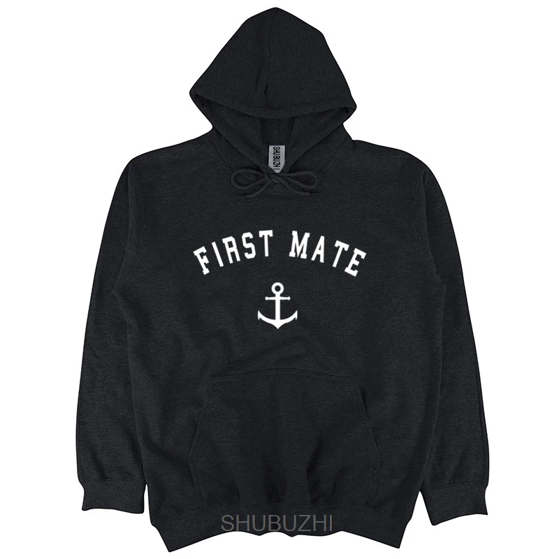 First Mate hooded Sailor Anchor hoody Sailing Boating Gift Captain Fashion Style Men Cotton Classic sweatshirt sbz3255 | Мужская одежда