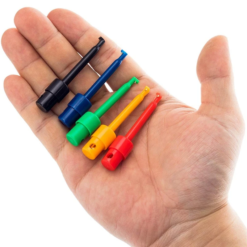 30Pcs Measuring Clamps Test Tips Multimeter Wire Lead Test Clip Electronic Mini Probe Set Pcb Tester Grabber test probe lead cable