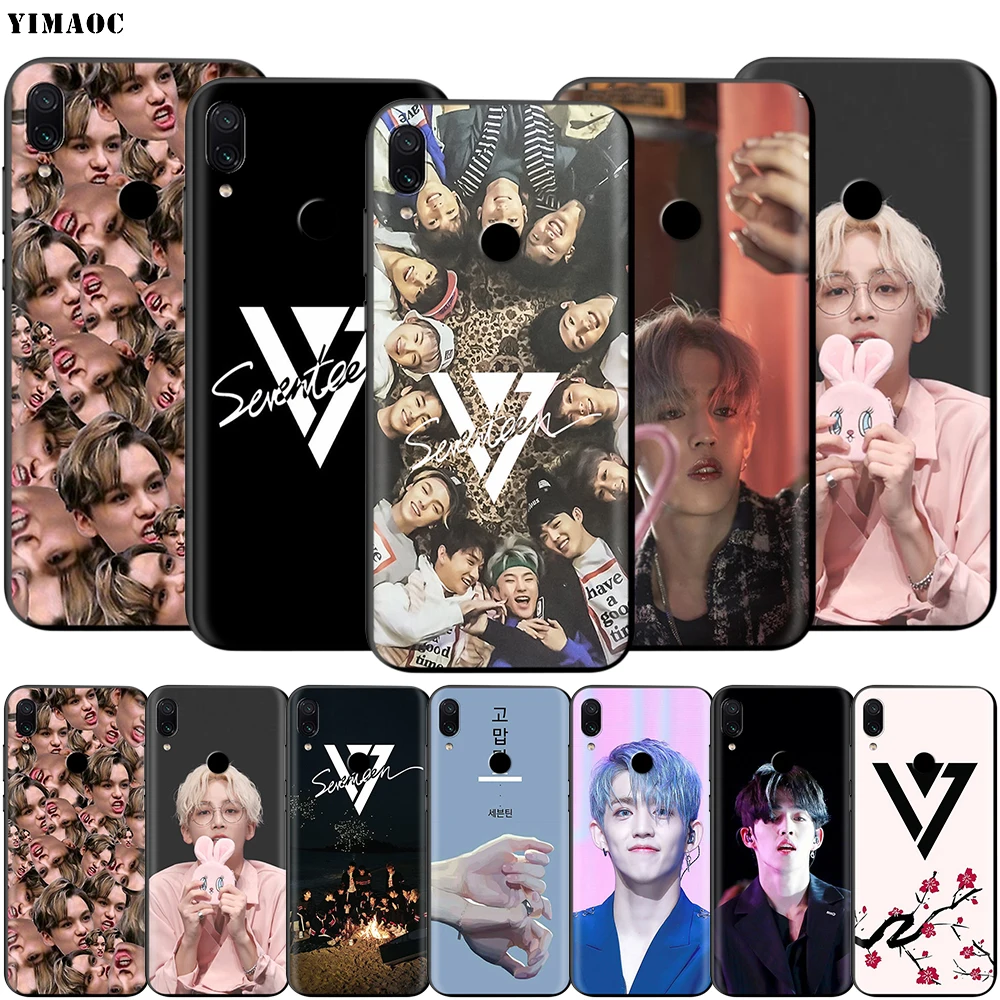 Мягкий ТПУ чехол YIMAOC S Coups Seventeen jeonghan для Xiaomi Redmi mi Note MAX 3 6 6A 7 mi6 8 9 se a1 a2 Pro Lite go pocophone