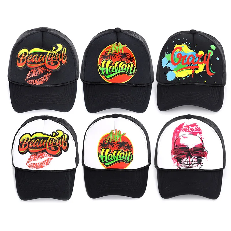 

Time-limited Go Skull Net Cap, Duck Tongue Baseball Truck Cap For Fashion Couple Of Ebay/amazon In 2019