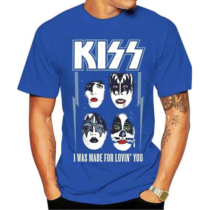 Официальный поцелуй сделанный для Lovin футболка Gene Destroyer Love Gun неоновая повязка