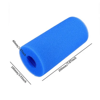 

1pcs Swimming Pool Accessories Foam Filter Sponge Reusable For Intex Type A Washable Biofoam Clean Filter Foam Sponges Cartridge