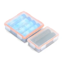 

2/4 Section Waterproof Plastic PVC 18650 Battery Storage Box Case For 2 4 Pieces 18650 Rechargeable Batteries Protect Box 4pcs