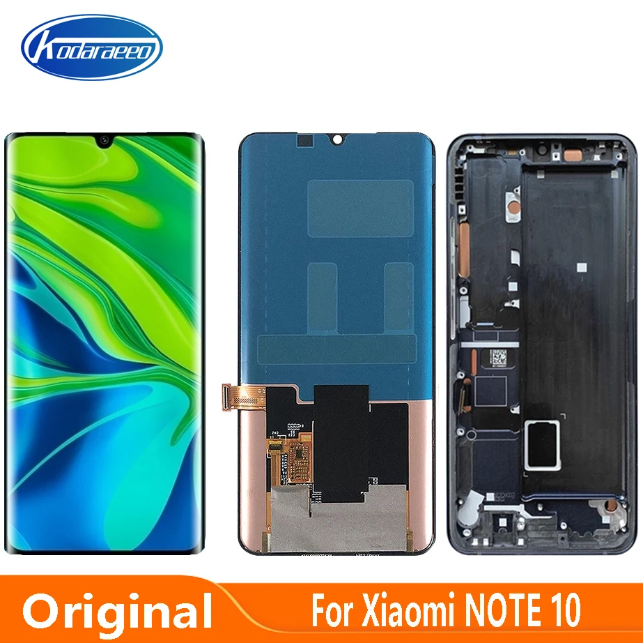 Original Amoled For Xiaomi Mi Note 10 M1910f4g Lcd Display Screen Touch  Digitizer Assembly Xiaomi Mi Note 10 Pro Lcd Mobile Phone Lcd Screens  AliExpress