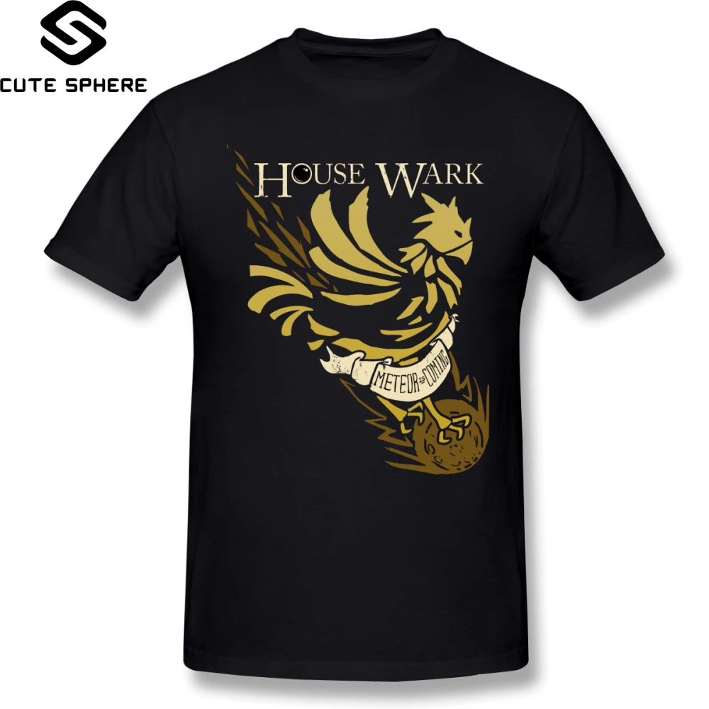 Chocobo T Shirt Meteor Is Coming T-Shirt Plus size Basic Tee Funny Man 100 Cotton Short-Sleeve Graphic Tshirt |