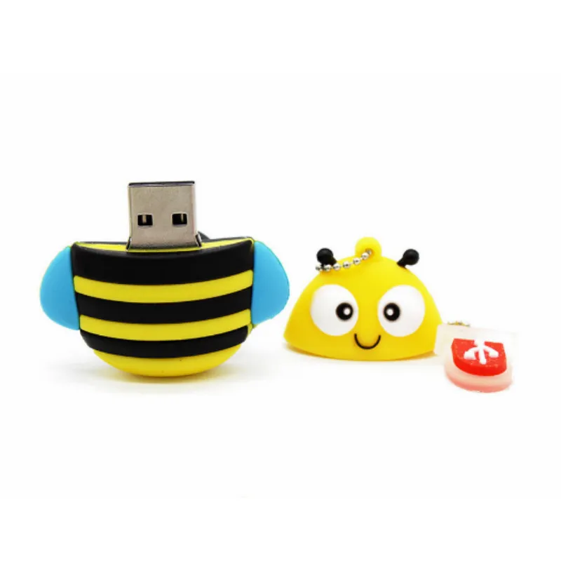 Дешевый usb накопитель в виде мультяшного пингвина совы лисы 4 ГБ 8 16 32 64 128 ГБ|USB