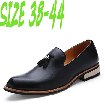 

2019 Formal Shoes Men Fashion Pointed Toe Men Dress Shoes Italian Wedding Genuine Leather Men Oxford Formal Shoes for Men