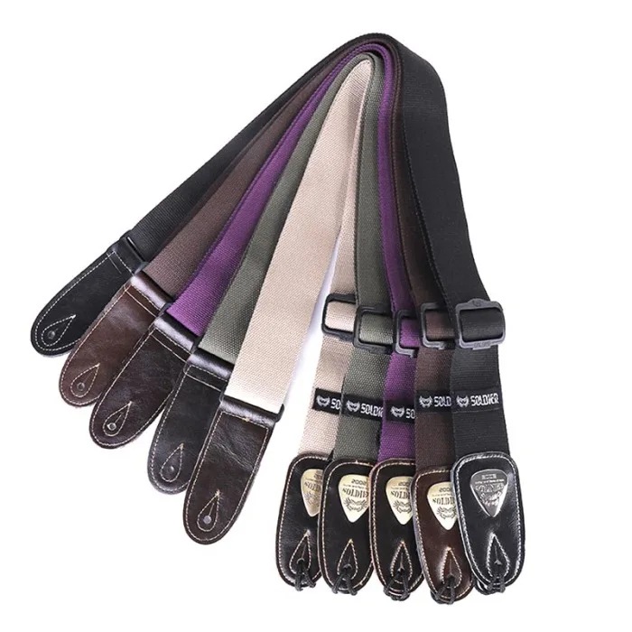 Acoustic Electric Butt Guitar Bass Guitar Strap Cotton Shoulder Belts Guitars Accessories&T8