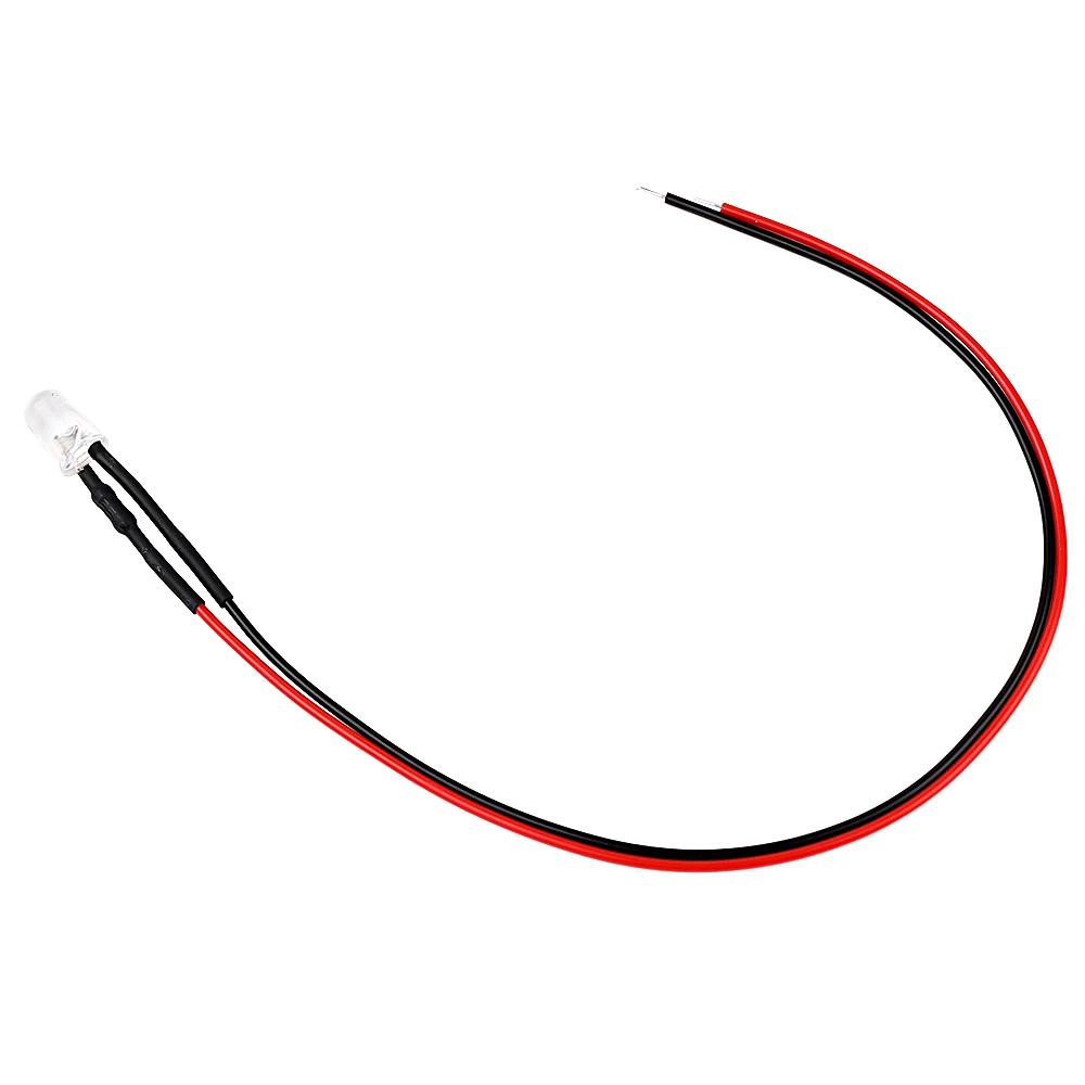 INJORA 10pcs 5 Colors 12V LED Light 3mm 5mm LED Light for RC Crawler Traxxas Axial SCX10 D90 Tamiya MST RC Car DIY Parts - Image 3