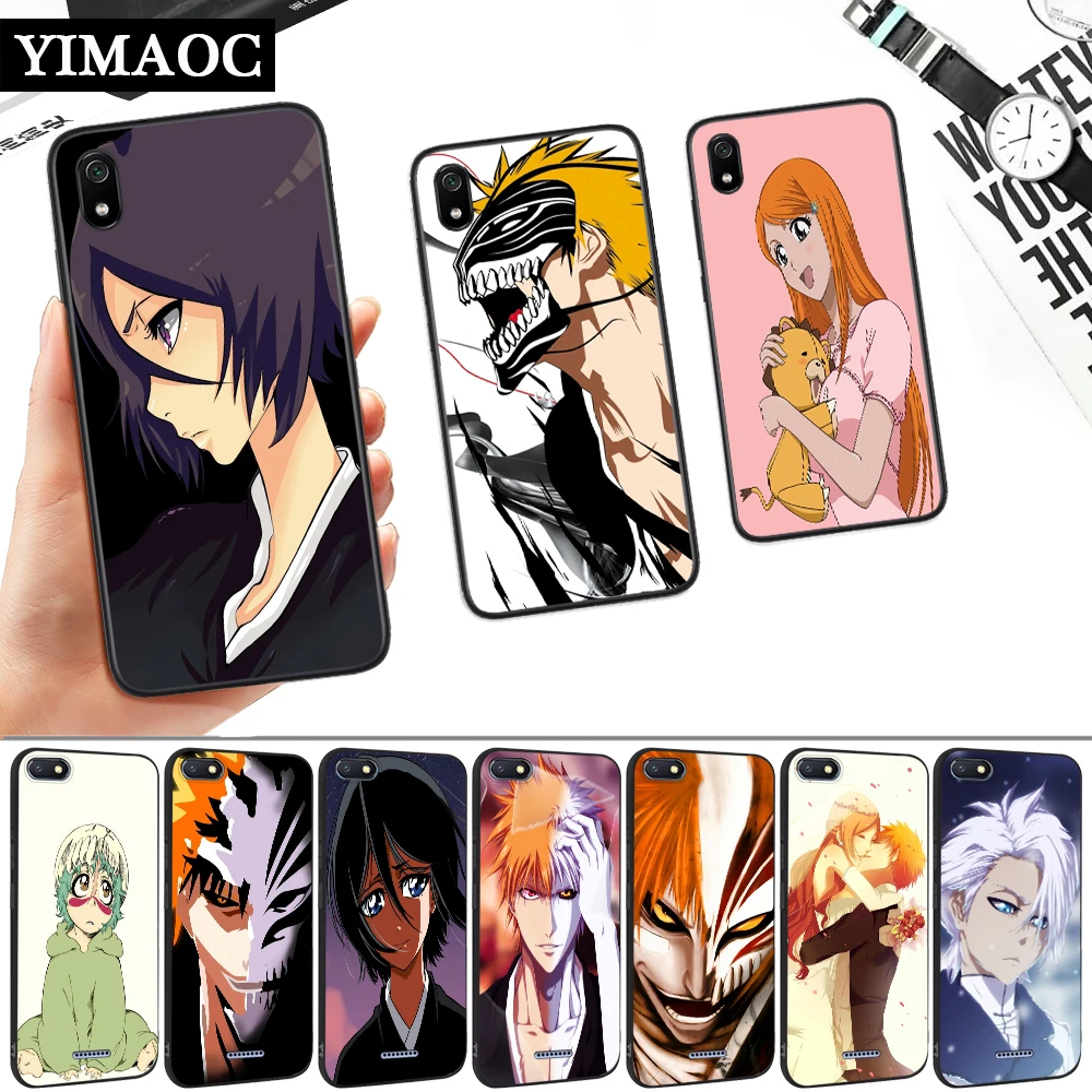 Bleach Silicone Soft Case for Redmi 4A 4X 5 Plus 5A 6 Pro 6A 7 7A S2 Go K20 Note Prime 8 |