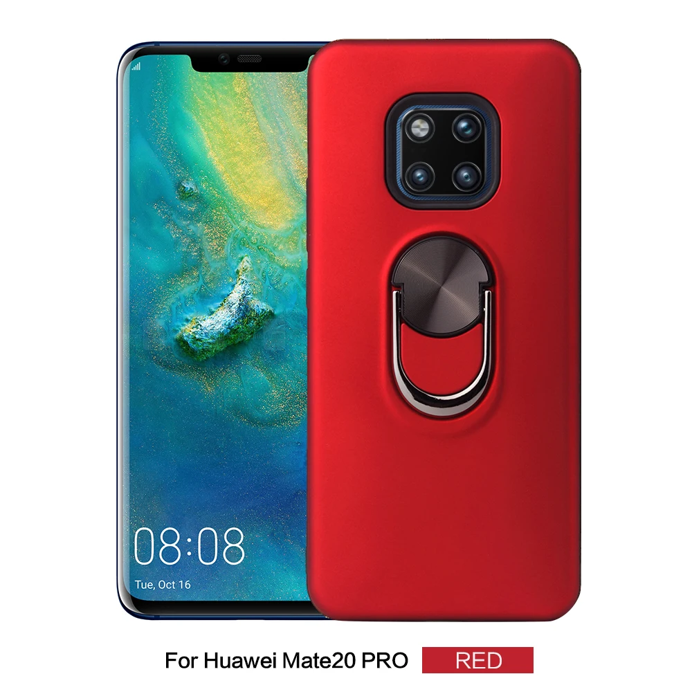 Магнитное вращающееся кольцо 360 градусов для huawei mate 20 Pro Чехол Съемный чехол подставка ударопрочный для huawei P20 P30 mate 20 Funda