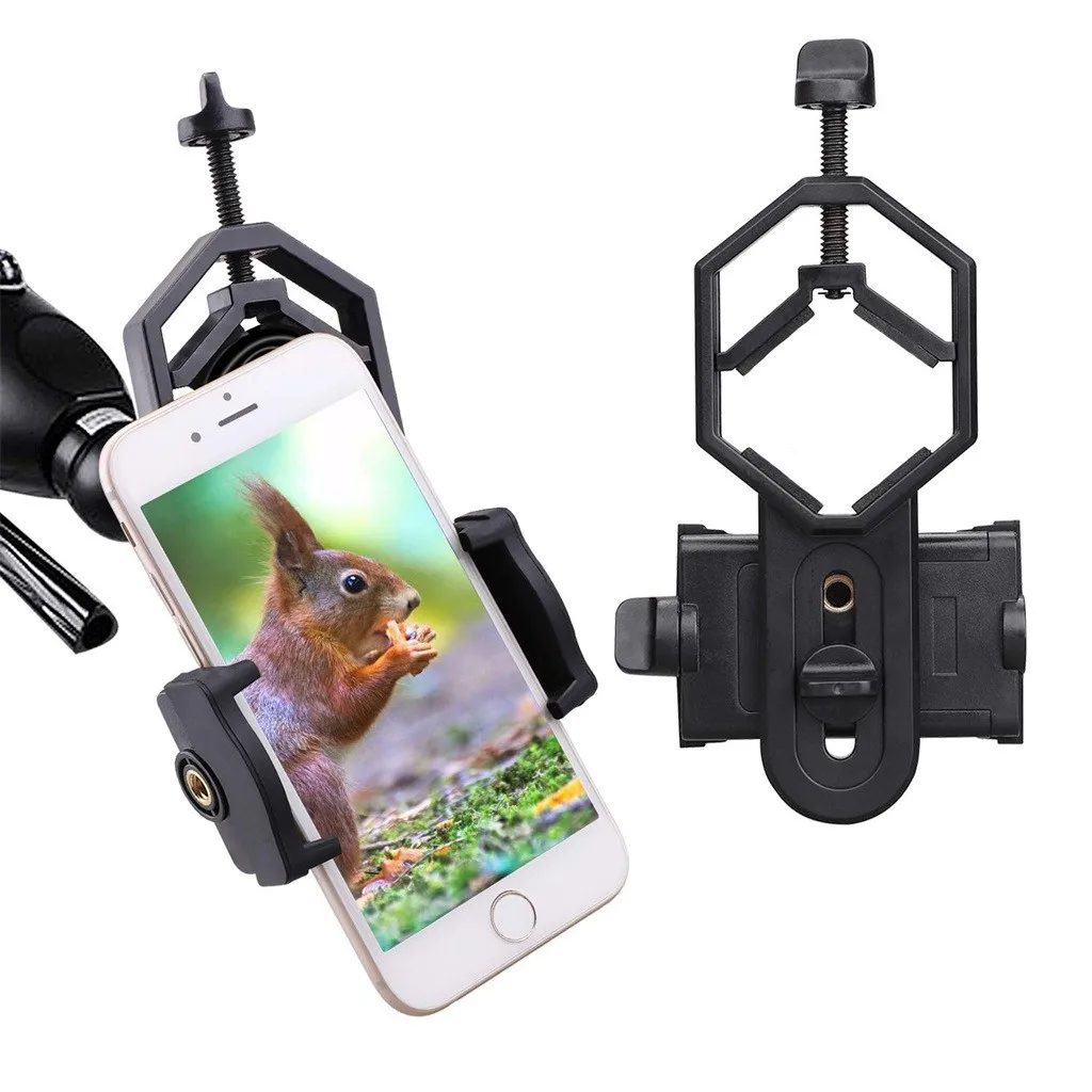 Telescope mobile phone multi-function bracket Binocular Telescope Phone Mount Adapter Holder Microscope fits Almost Smartphone#e