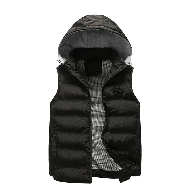 Men's Cool-Style Removable Shoulder Hooded New Style Waistcoat Casual Trend Hot Selling
