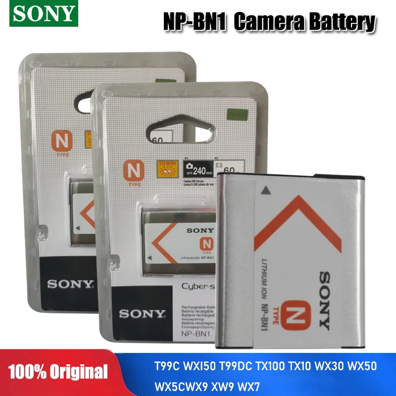 Sony Original 3.6v NP BN1 NP BN1 630mah Lithium Rechargeable Battery