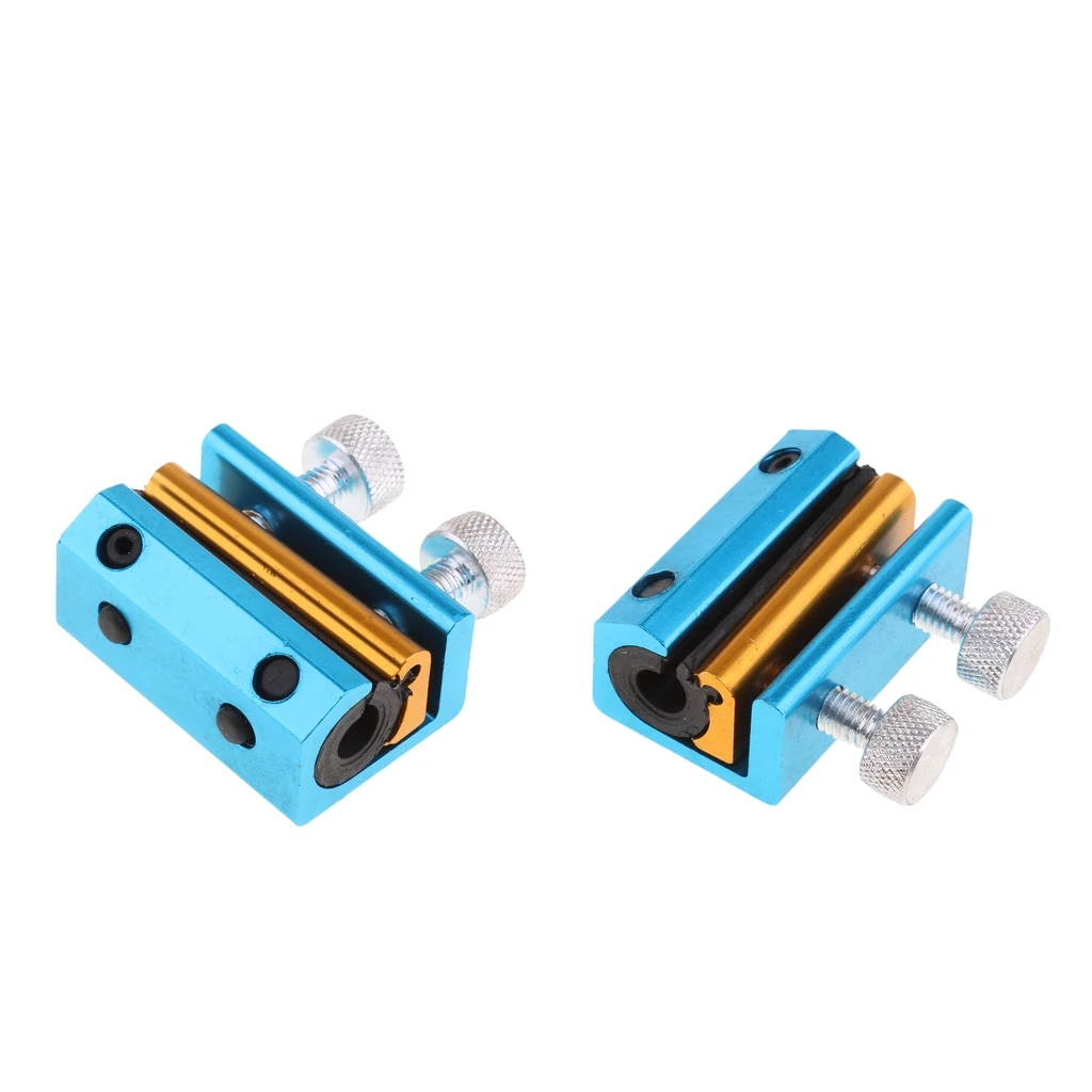 2 Pieces Dual Cable Luber Clutch Throttle for CRF CR KX KXF RM RMZ YZ Blue