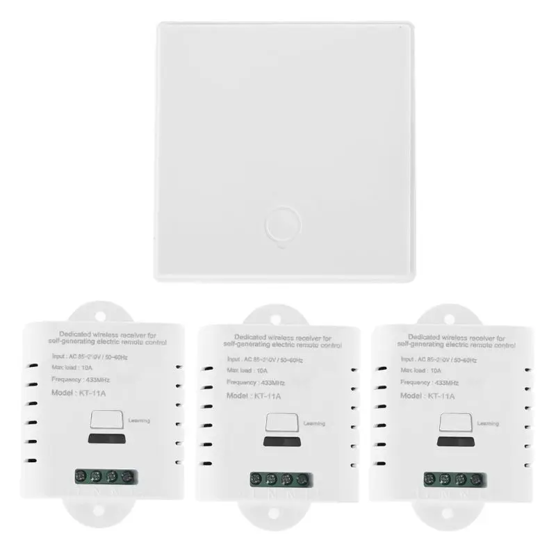 com 1 2 3 chave interruptor para luz lâmpada tv AC85-250V