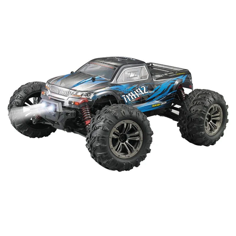 Blue 1/16 2,4G 4Wd высокоскоростной пульт дистанционного управления автомобиля бесщеточный пульт дистанционного управления автомобиля и светодиодный светильник Rtr игрушка - Цвет: Blue