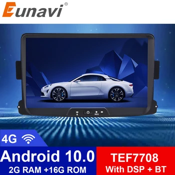 

Eunavi DSP Android 10 Car Multimedia player GPS For Dacia Sandero Duster Renault Captur Lada Xray 2 Logan 2 Auto Audio Radio 4G