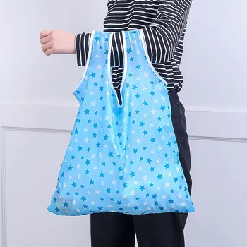 

Foldable Reusable Grocery Bags Large Capacity Waterproof Shopping Tote Bag with Hook SUB Sale