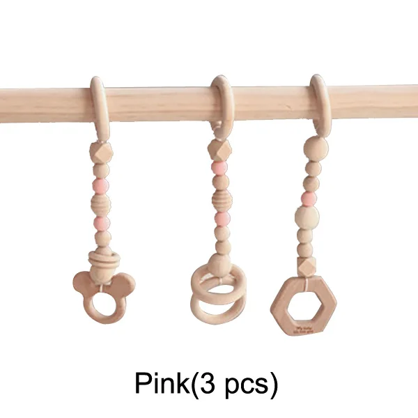 Pink Toys Детский спортивный игровой домик в скандинавском стиле, сенсорное кольцо, деревянная рамка, вешалка для детской одежды, подарок, декор для детской комнаты - Цвет: Pink Toys