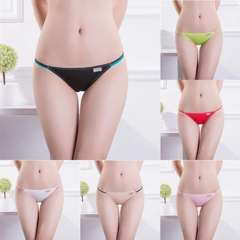 

Women's Modal Underwear Sexy Low Rise Panties For Women Comfortable G-String Cotton Panties Ladies Briefs 1 Pc